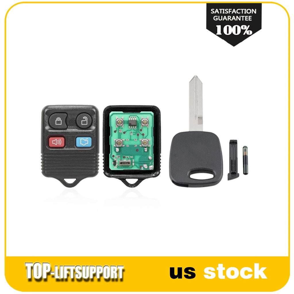Remote Car Fob and Key for Ford Mustang (2000–2004)