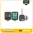 Remote Car Fob and Key for Ford Mustang (2000–2004)
