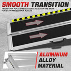 29" x 5' Aluminum Wheelchair Ramp - 880 lbs Capacity