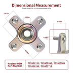 2X Wheel Hubs for Can-Am Outlander Max 800R 4x4 (2009–2012)