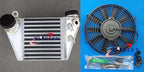 Side Mount Intercooler & Fan for VW Golf MK4 GTI Audi A3 Bora 1.8T 1.9TDI (1998-2006)