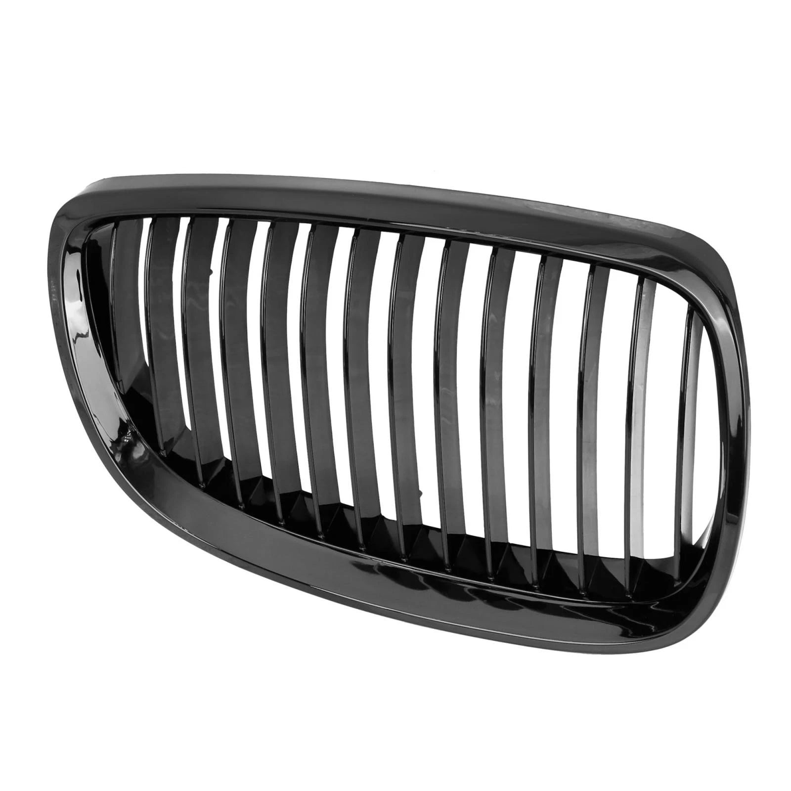 Pair Front Kidney Grille Gloss Black for BMW E92 (2007–2010)