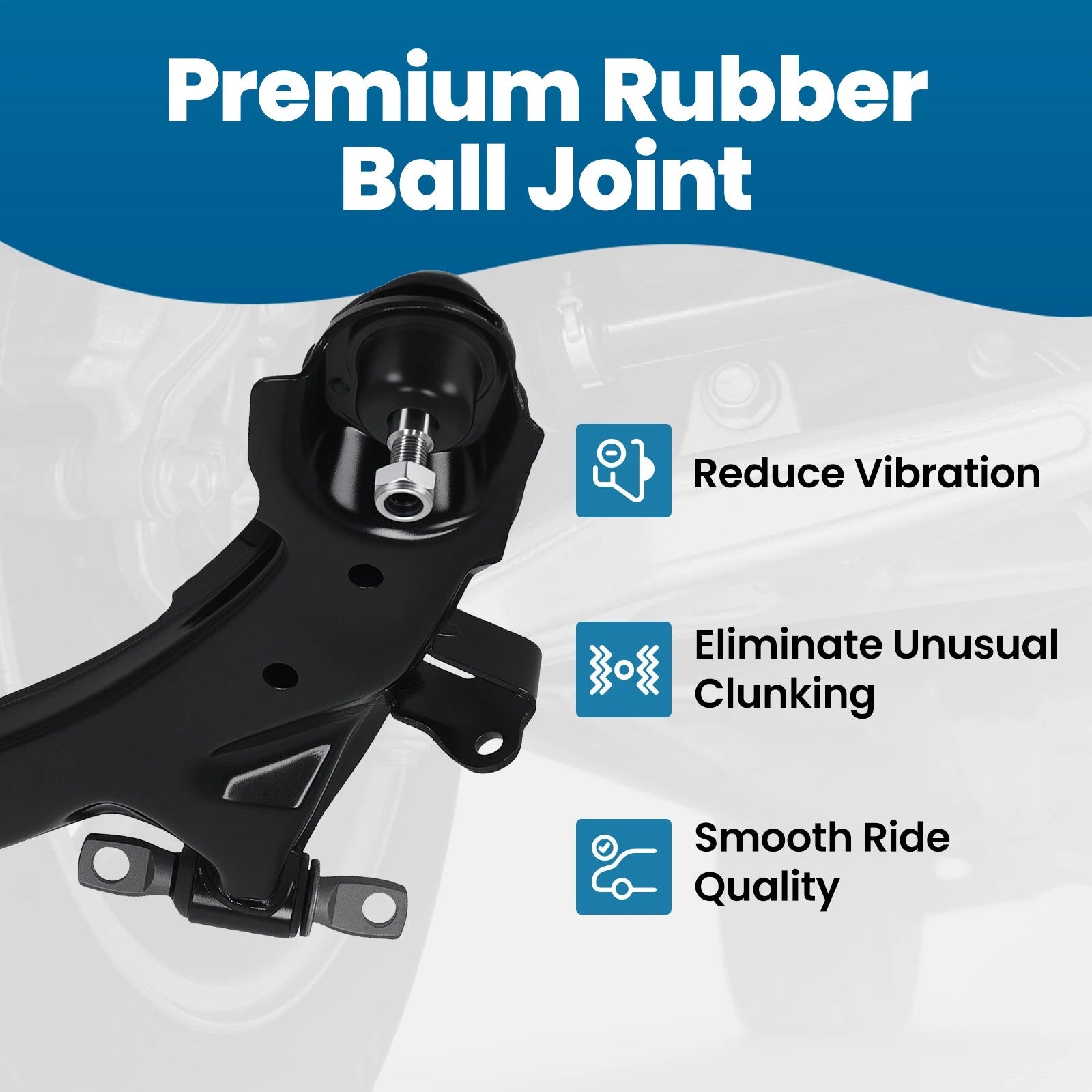 Front Lower Control Arm + Ball Joint for Hyundai Elantra (2001–2006) K620328