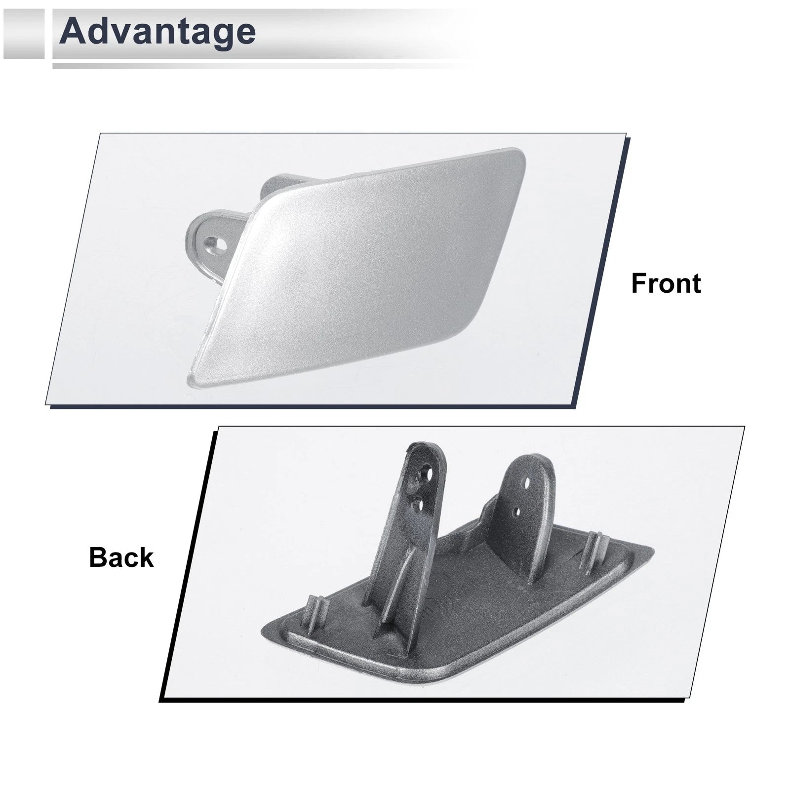 Bumper Headlight Washer Nozzle Cover Cap for BMW 335i (2007–2013)