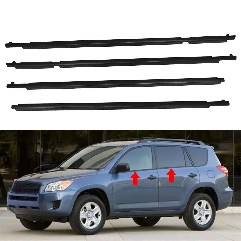Window Weatherstrip Moulding Trim Seal for Toyota RAV4 (2009–2012)