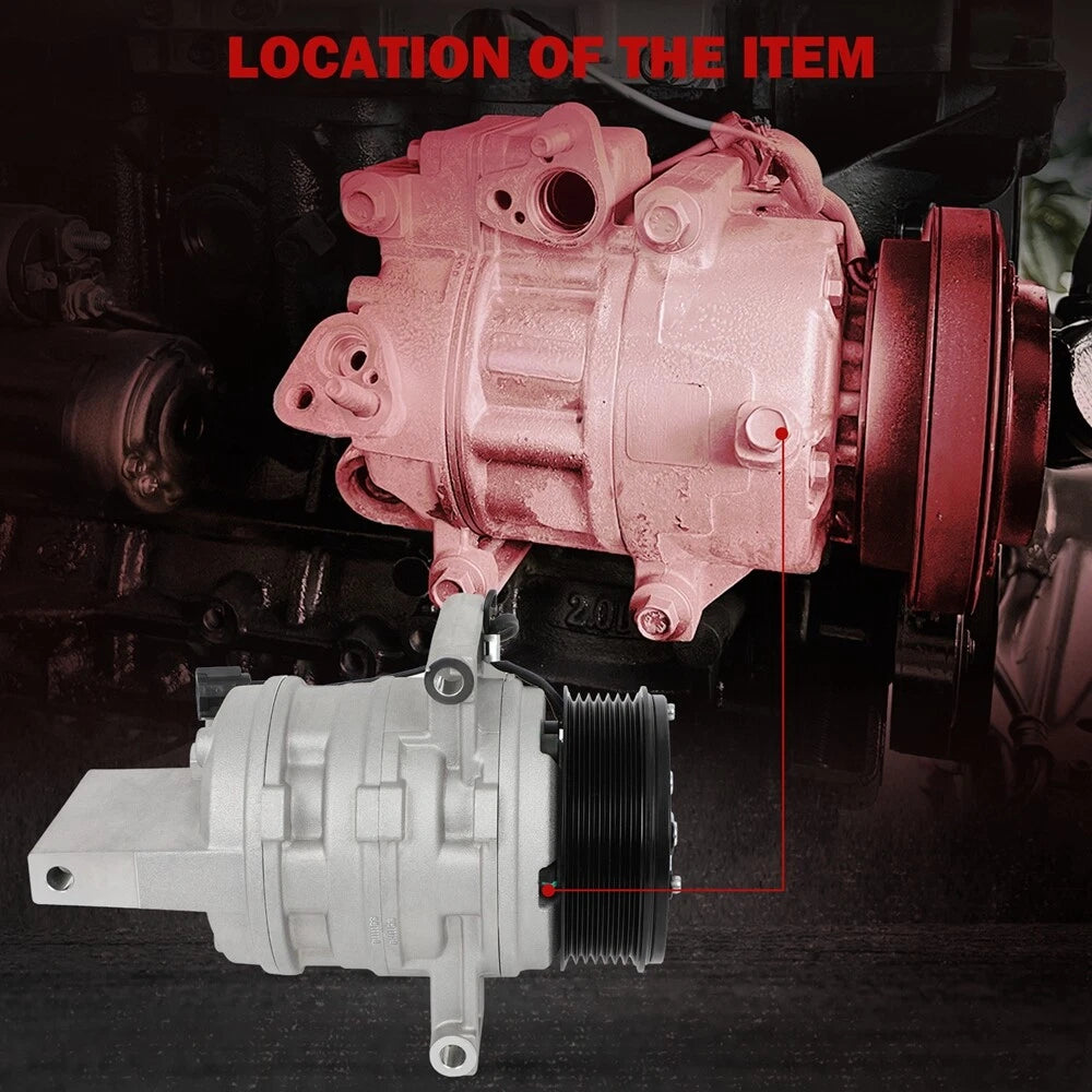 AC Compressor & Clutch for Nissan Versa Note 2014-2018