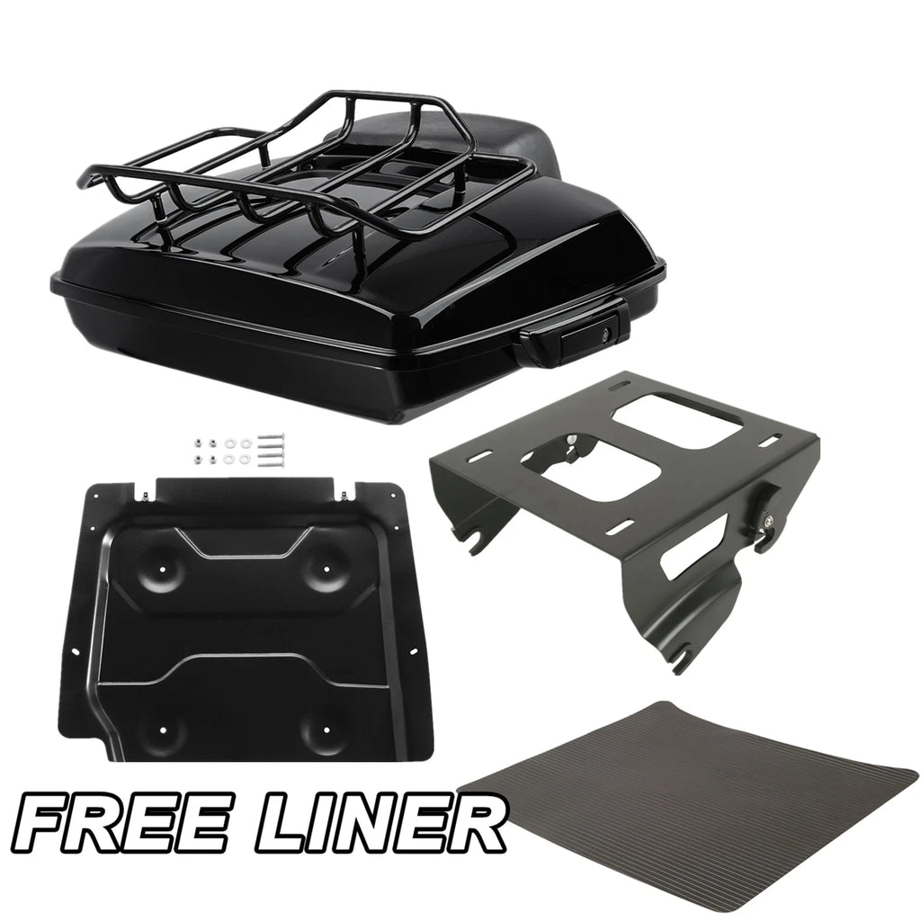 Razor Trunk Backrest Solo Mount Base Plate for Harley Touring (2014–2025)