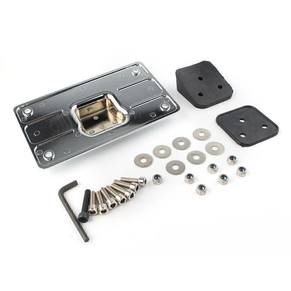 License Plate Frame Mount for Harley Big Twins Sportster Dyna Softail