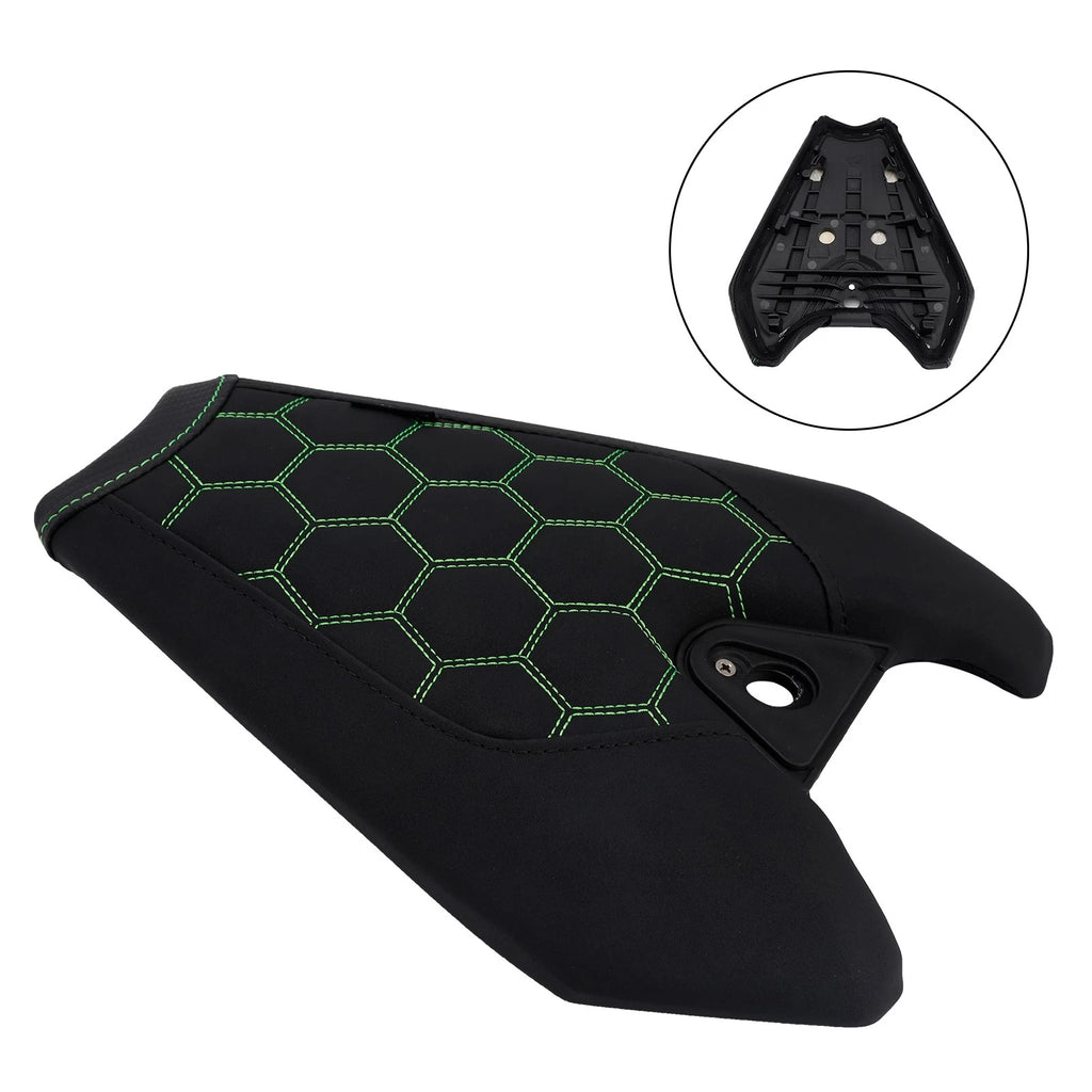 Rear Passenger Seat Pillion Cushion Flat Green2 for Kawasaki Z1000 (2014–2025)