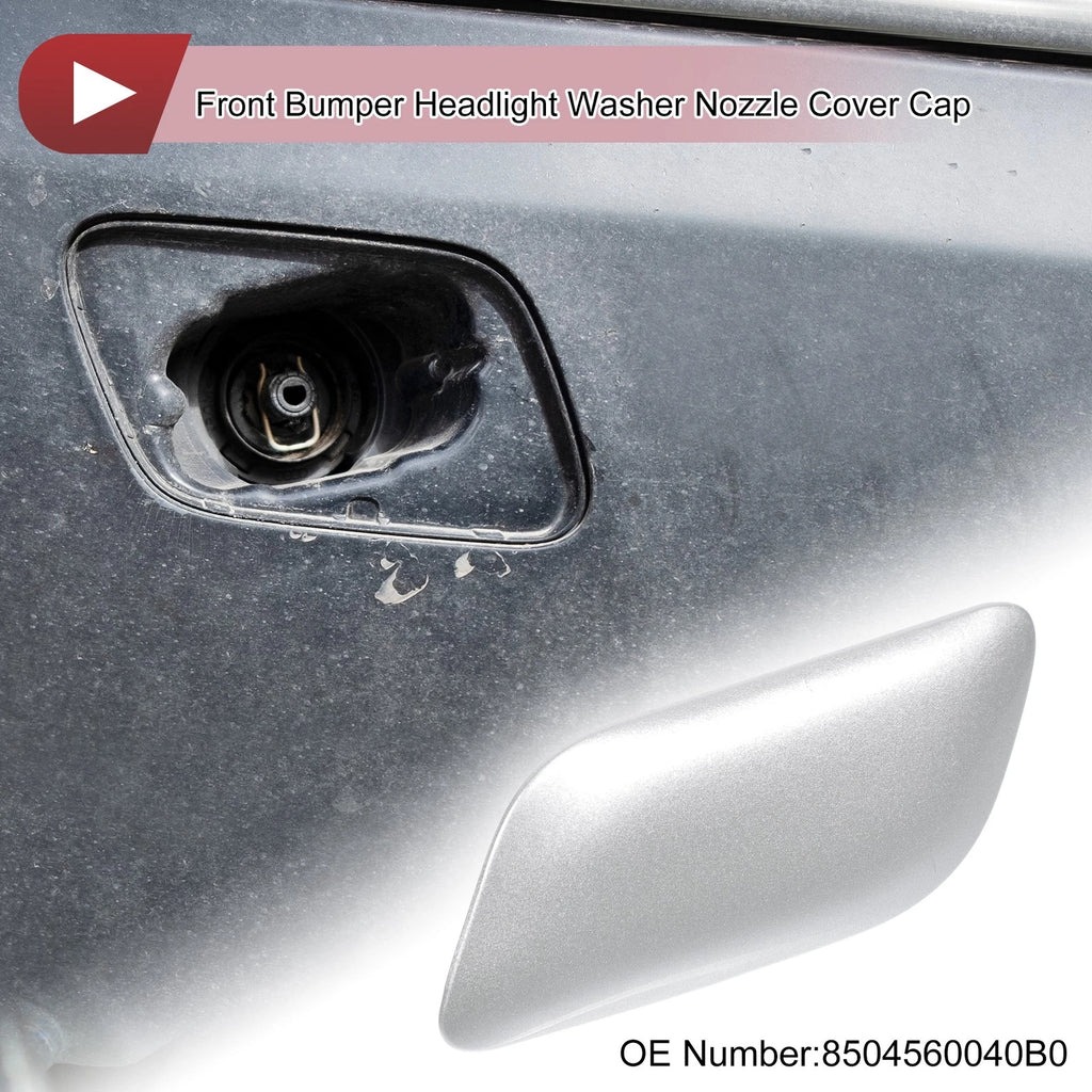Front Left Washer Nozzle Cover Cap for Lexus LX570 (2008–2011) Silver Tone