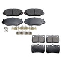 Set of 4 Akebono ProACT Ceramic Brake Pads for Lexus IS250 (2006–2008)