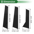 6 Pcs Door Pillar Window Trim for BMW X1 (2023–2024) Black