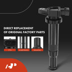 Set of 6 Ignition Coils & Iridium Spark Plugs for Kia Optima (2006)