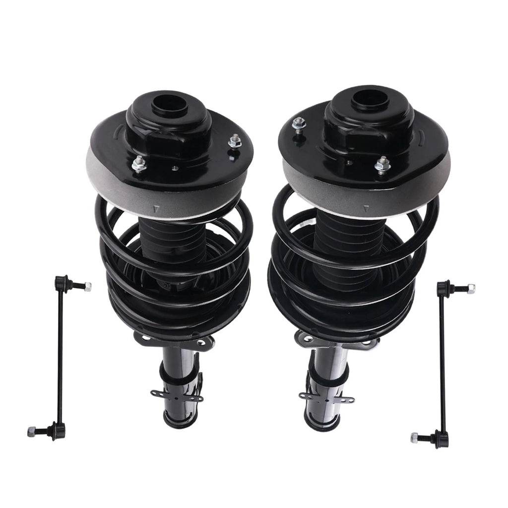 Front Strut Set with Sway Bar Links for Chrysler Town & Country, Dodge Caravan (2001–2007)