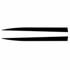 Cowl Hood Spears Stripe Vinyl Decal Graphics for Ford Mustang (2015-2023)