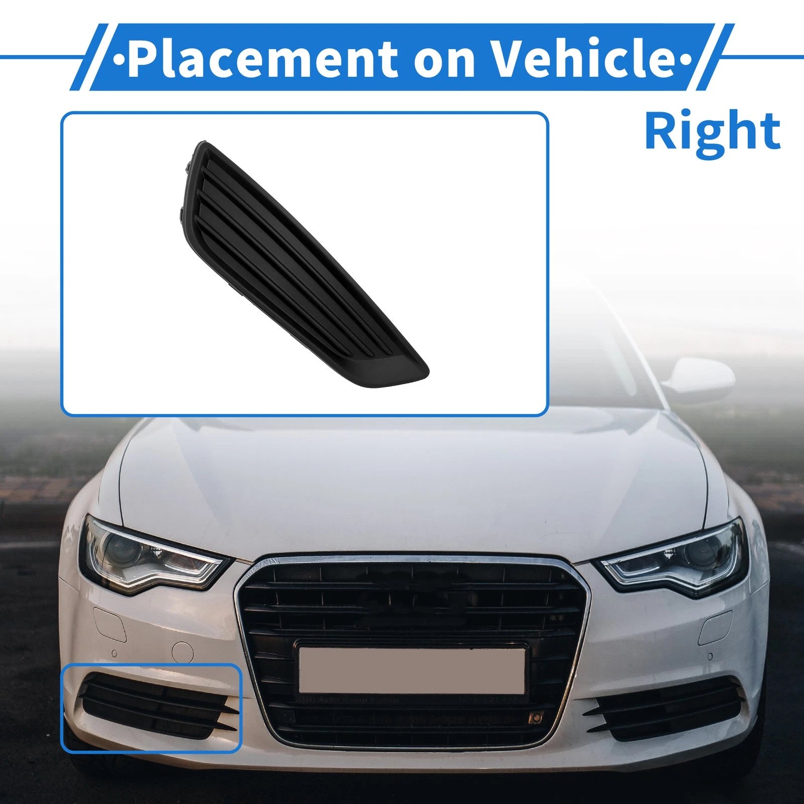 1 Pcs Fog Light Grill for Ford Focus S/SE (2015–2018) No.F1EZ17B814A