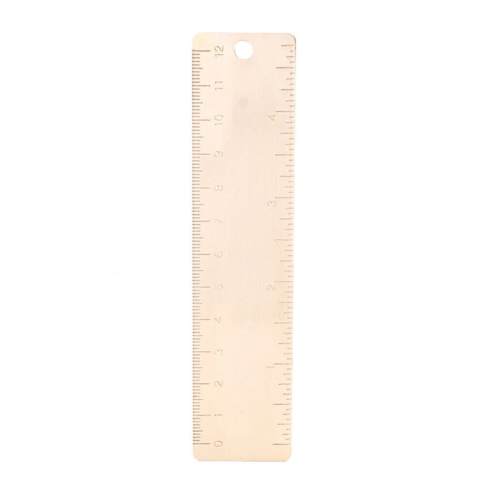 Mini 12CM Brass Caliper Scale Ruler Measuring Tool for