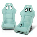 Pair of J2 Medium Size Fiberglass Racing Bucket Seats for Universal Fit (No Year)