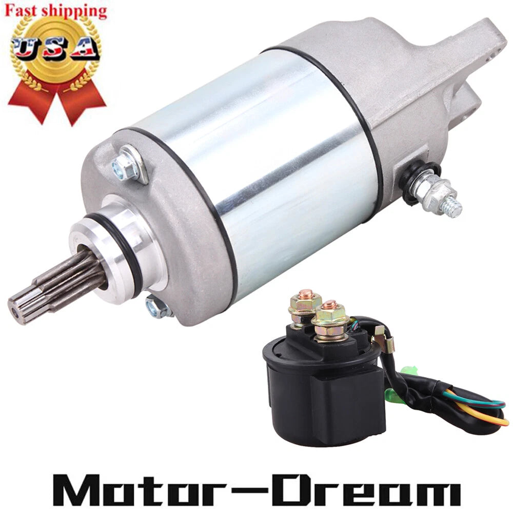 Starter & Relay Solenoid for Honda FourTrax 300 TRX300 (1988–2000) ATV