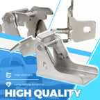 Set of 2 Lower Front Door Hinges for Dodge Ram 1500 2500 (1996–2002)