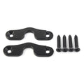 Set of 2 Sun Visor Taccom Clips for Jeep Wrangler JK JL JT (2018–2022) Black