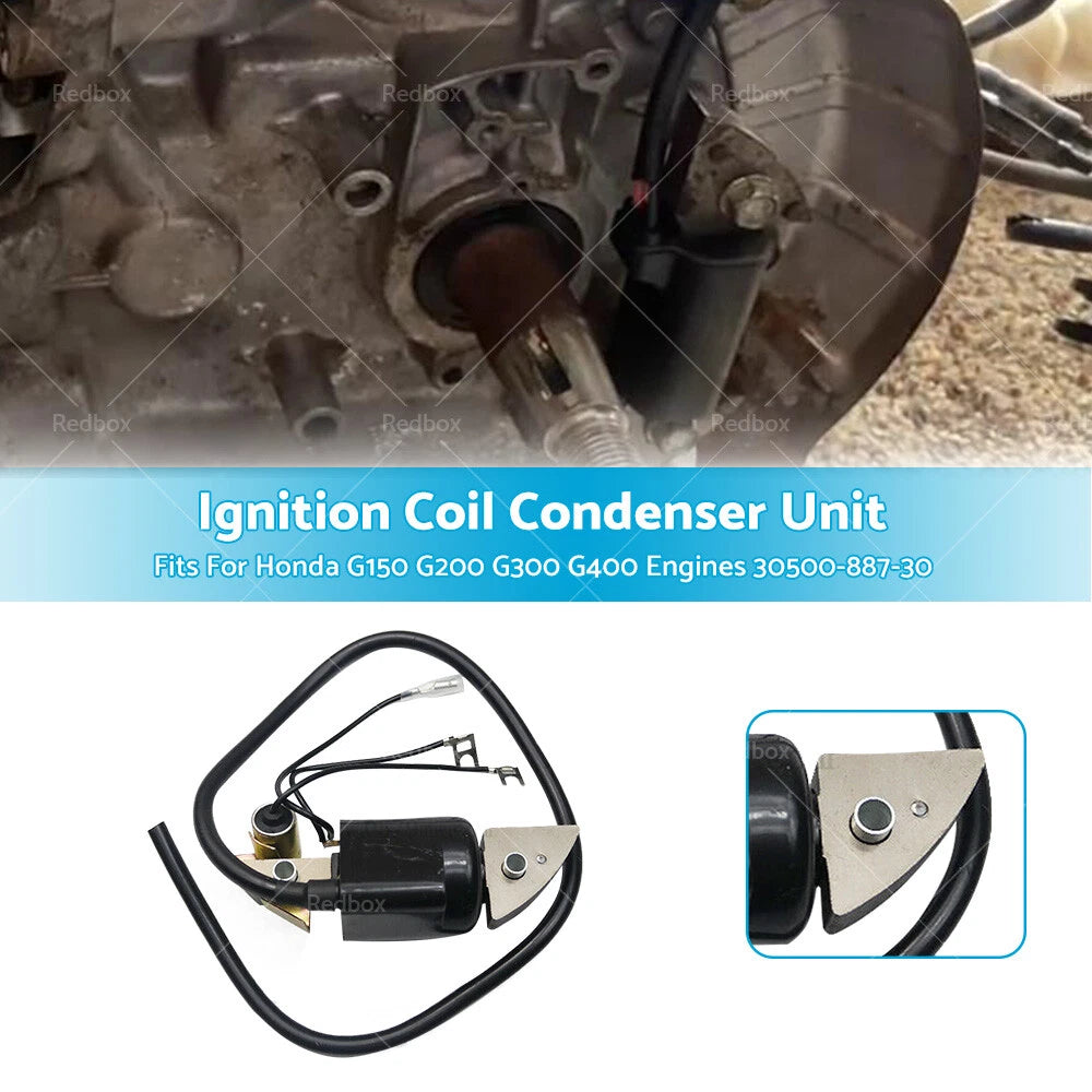 Ignition Coil Condenser for Honda G150 G200 G300 G400 (30500-887-30)