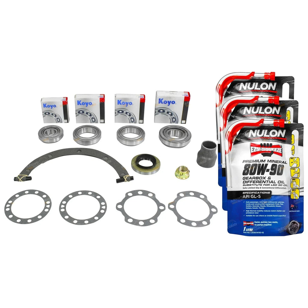 Rear Diff Bearing & Seal + Oil for Toyota HZJ70–HZJ80 (1990–1997)