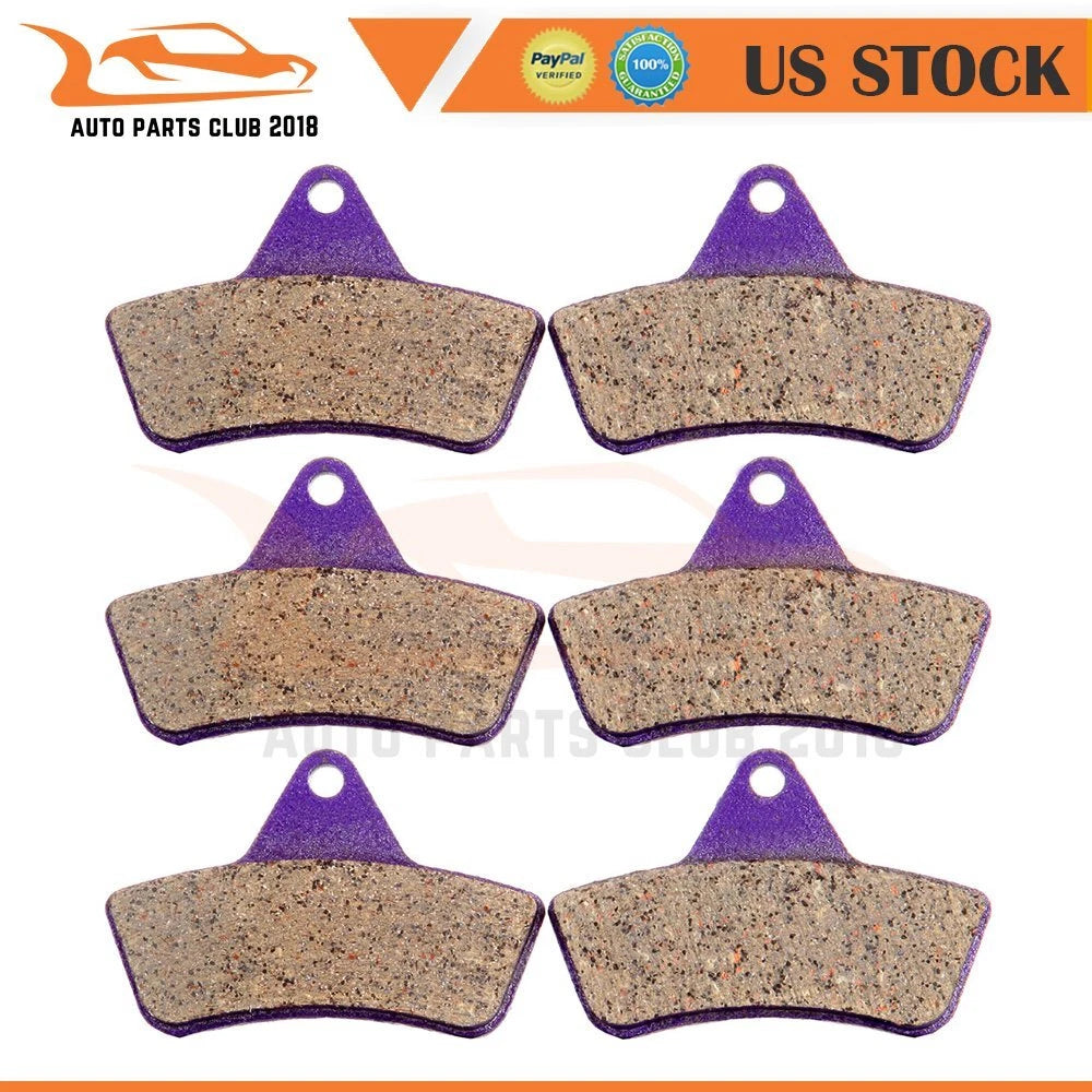 Set of 4 Brake Pads for Arctic Cat Bearcat 454 (1996–2004)