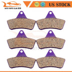 Set of 4 Brake Pads for Arctic Cat Bearcat 454 (1996–2004)