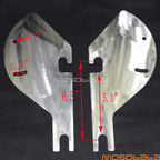 Detachable Batwing Fairing Windshield & 6x9 Speakers for Harley Road King (94+)