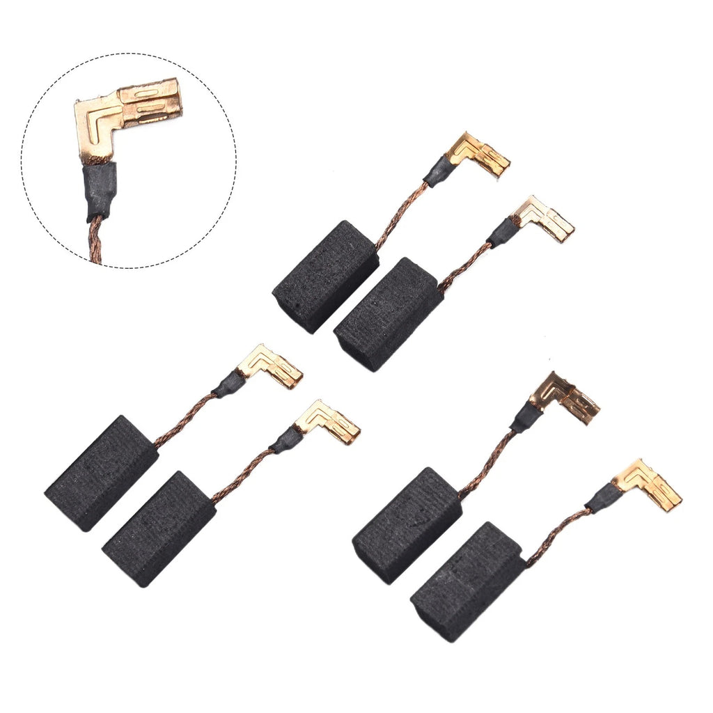 6X Carbon Motor Brush Set for DWE4120 DWE4011 (N097696) Grinder