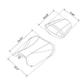Black Rider Driver Passenger Seat for Suzuki GSXR600 GSXR750 (2011–2024)