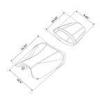 Black Rider Driver Passenger Seat for Suzuki GSXR600 GSXR750 (2011–2024)