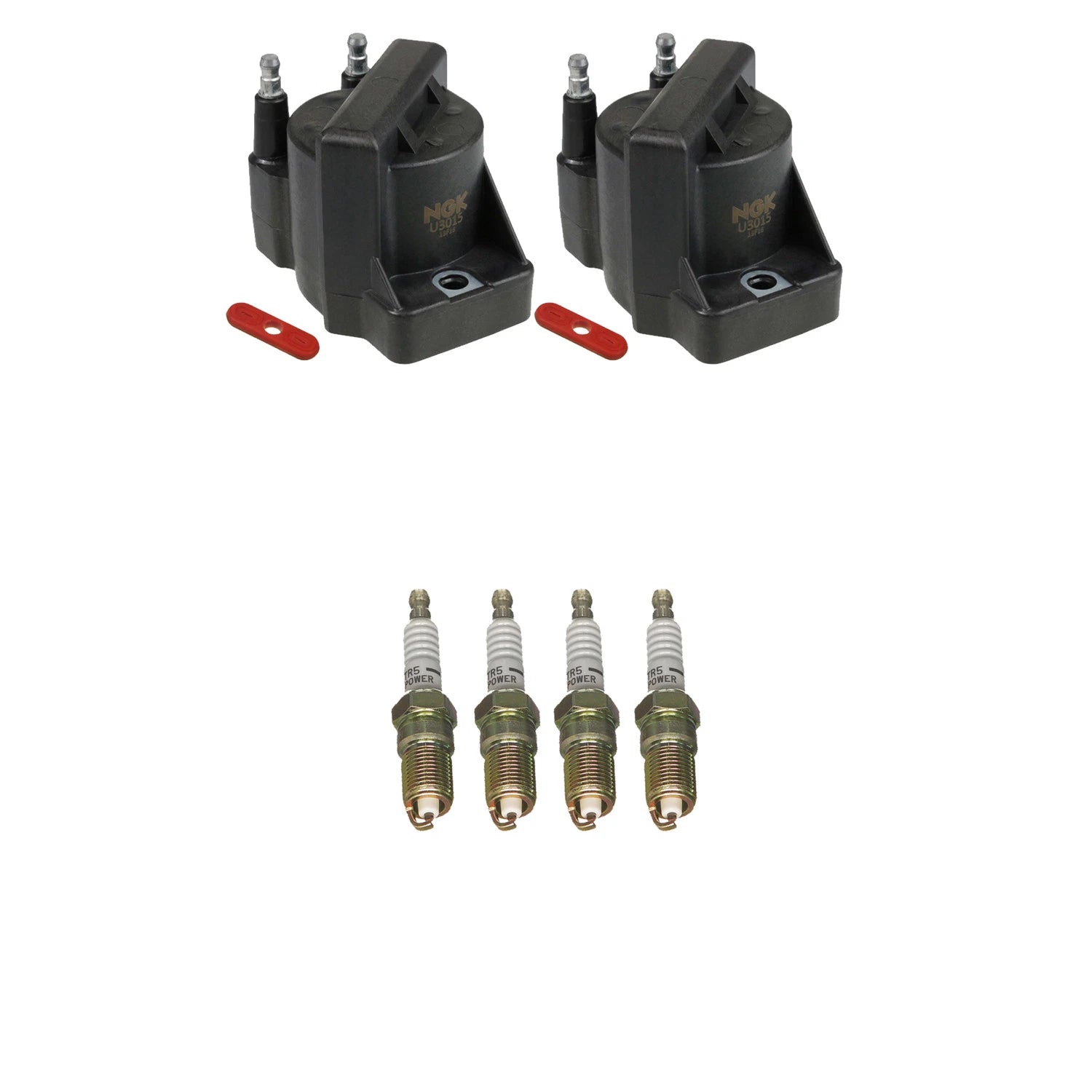 2X Ignition Coil & 4 Iridium Spark Plugs Kit for S10 Sonoma Sunfire (1995–2005)