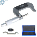 Outside Micrometer 1-2 Inch Carbide Tip Precision Measuring Tool