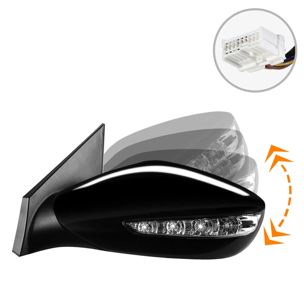 Power Heated Turn Signal Side View Mirror for Hyundai Sonata (2011–2014)
