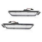 Clear Lens Rear Side Marker Lights Red LED for Chevrolet Camaro (2010–2015)
