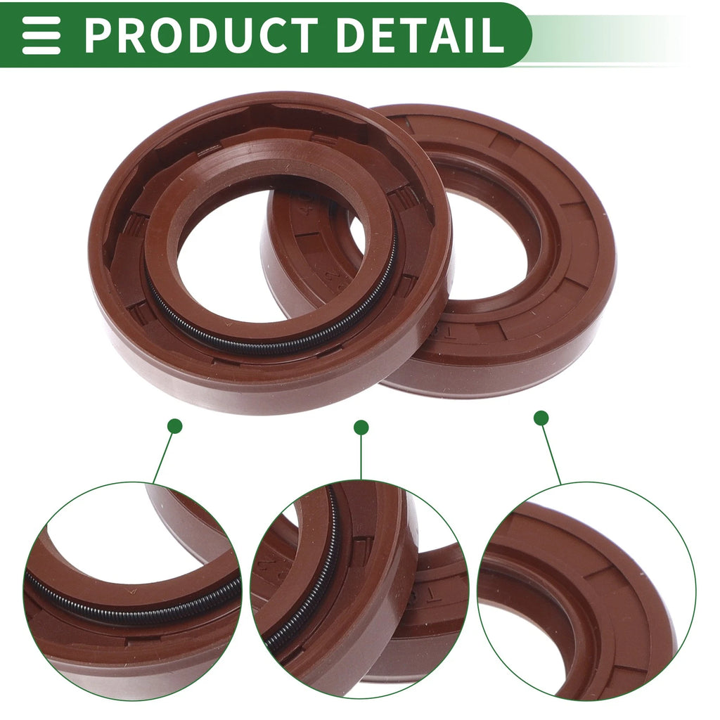 Set of 5 Oil Seal Rotary Shaft Seal FKM Rubber 22x40x7mm