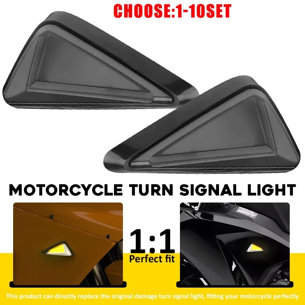 2X White Yellow Flush Mount Turn Signal for Honda CBR 919 F3/F4 600RR 1000RR