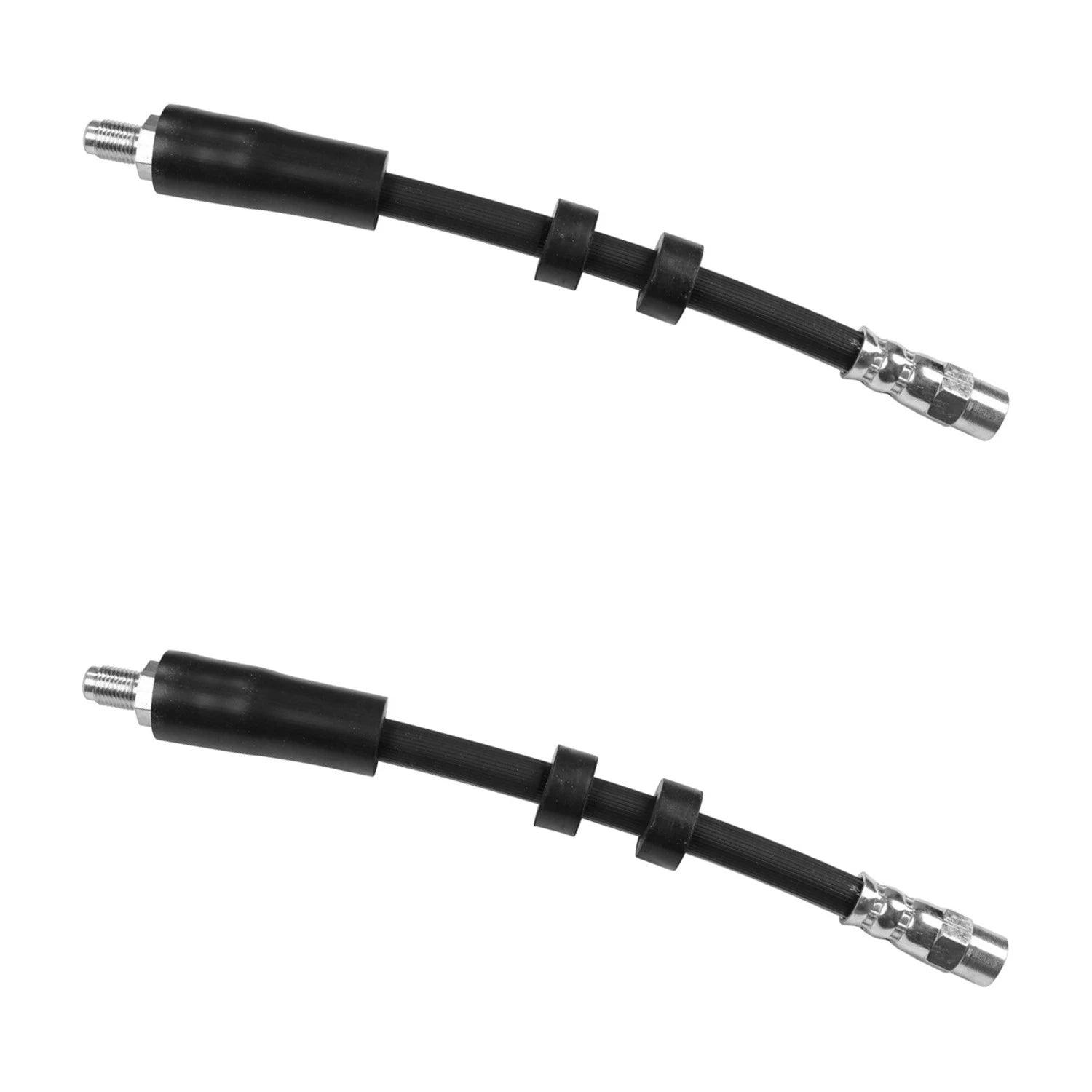 Set of 2 Rear Outer Brake Hydraulic Hoses for Audi 90 Quattro (1993–1994)