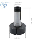 3" Step Collet Fixture for Precision Lathe (1/2-20 UNC Thread)