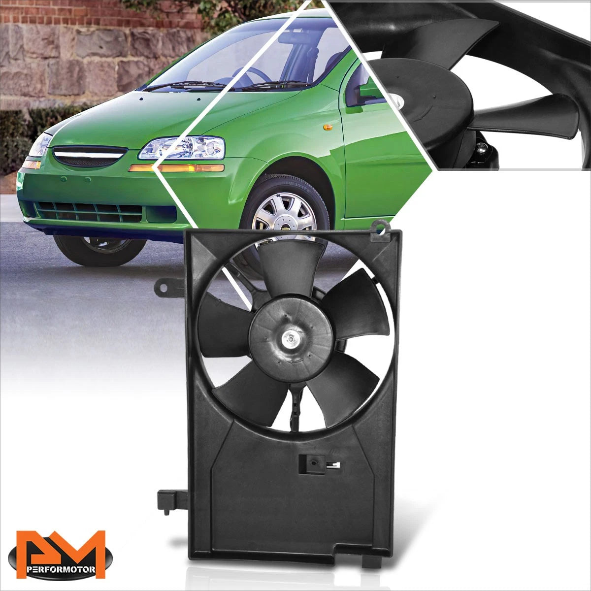 Radiator Cooling Fan Assembly for Chevy Aveo (2004)