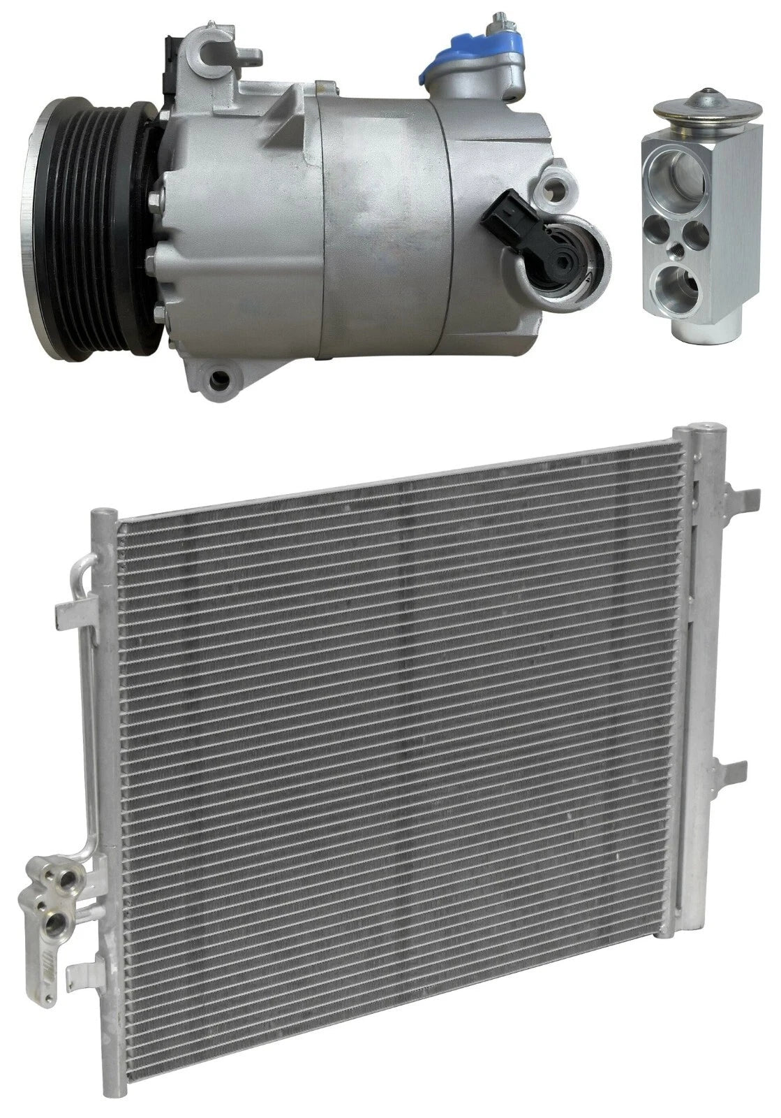 A C Compressor Kit w Condenser for Land Rover Discovery Sport 2.0L (2015–2019)