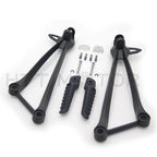 Rearsets Rear Set Foot Rest Pegs for Kawasaki ZX10R (2008–2014) ZX6R (2011–2014) Black
