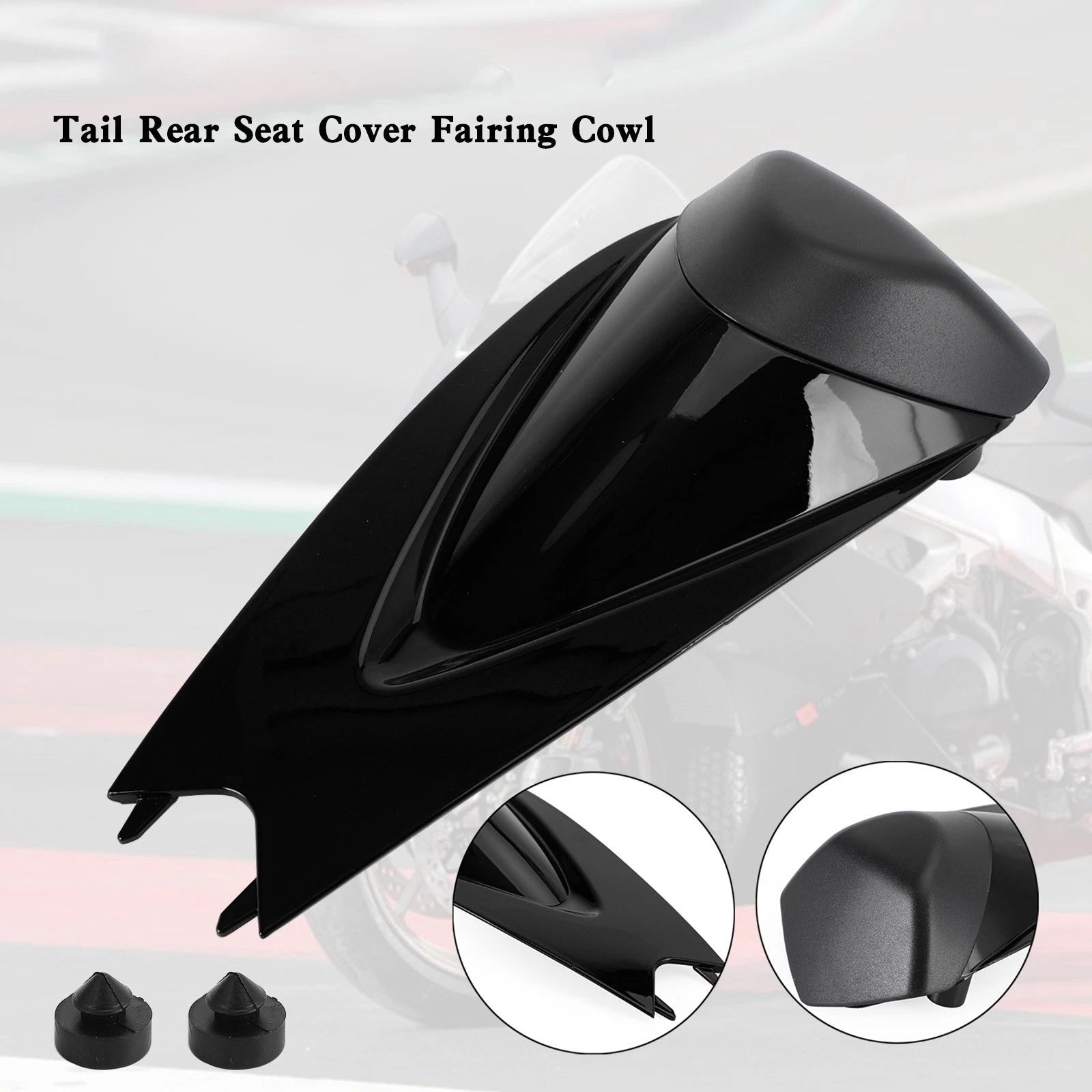 Rear Seat Cover Fairing Cowl for Aprilia RS4 RSV4 1000 (2009–2022) Black