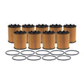 Set of 9 Engine Oil Filters for Dodge Fiat Jeep 1.4L L4 GAS