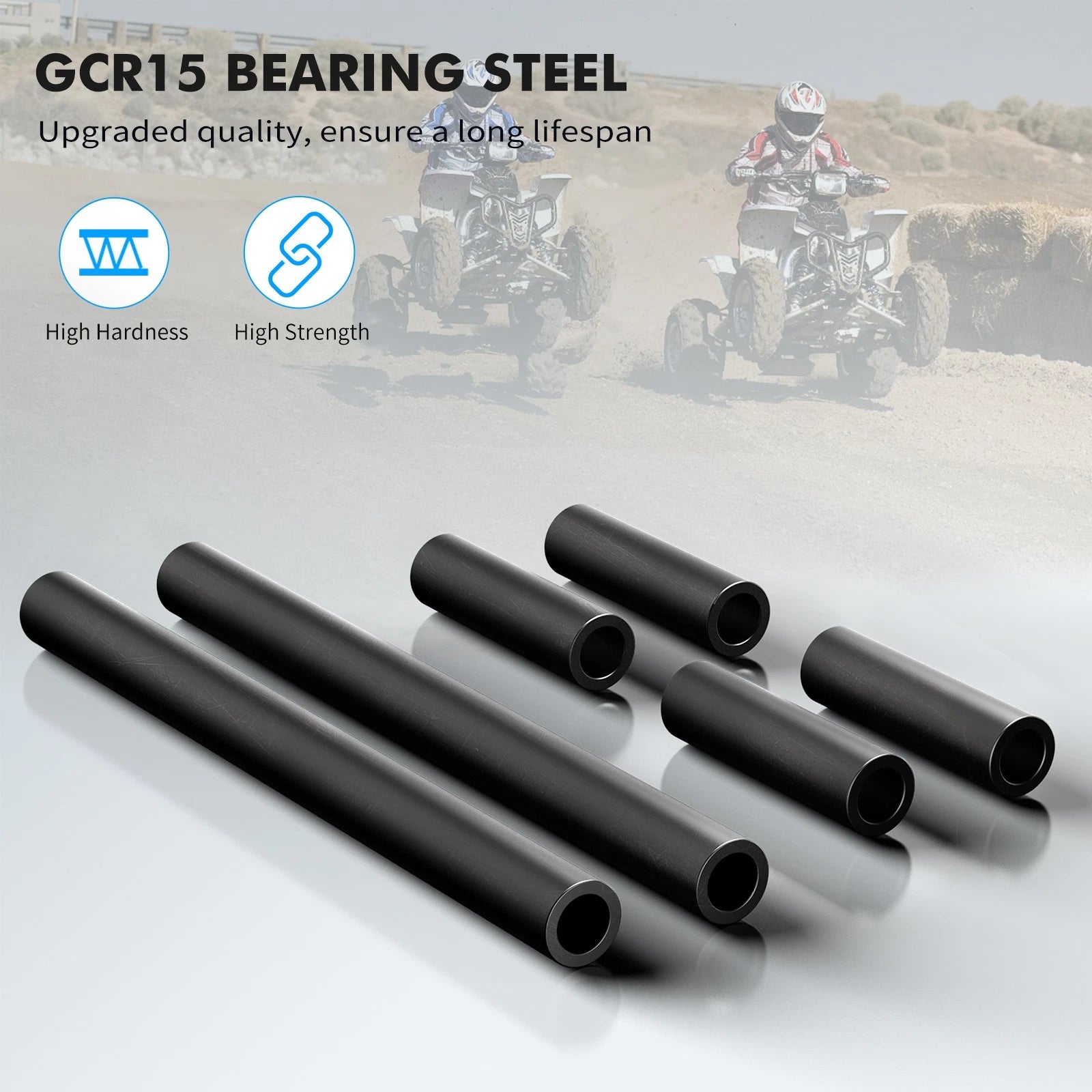 Front A-Arm Bushing Shaft Collars #90387-101R3-00 for Yamaha Blaster (1988–2006)