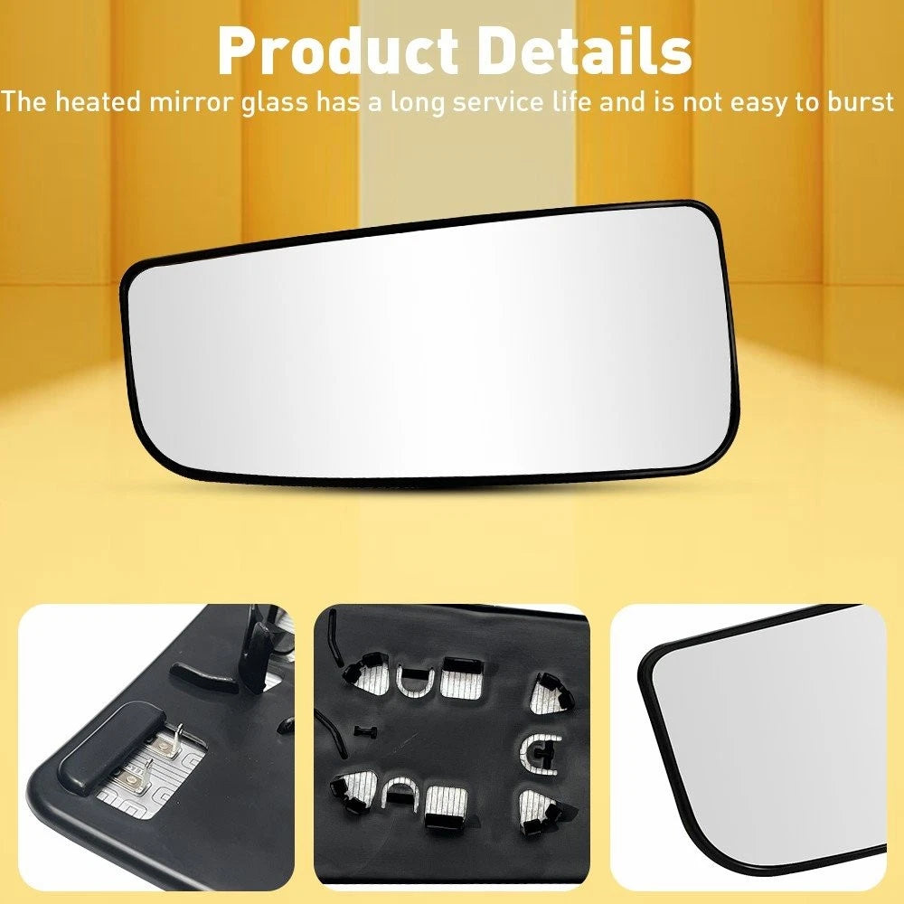Heated Mirror Lower Glass for F150 F250 (2015–2022) Right Side