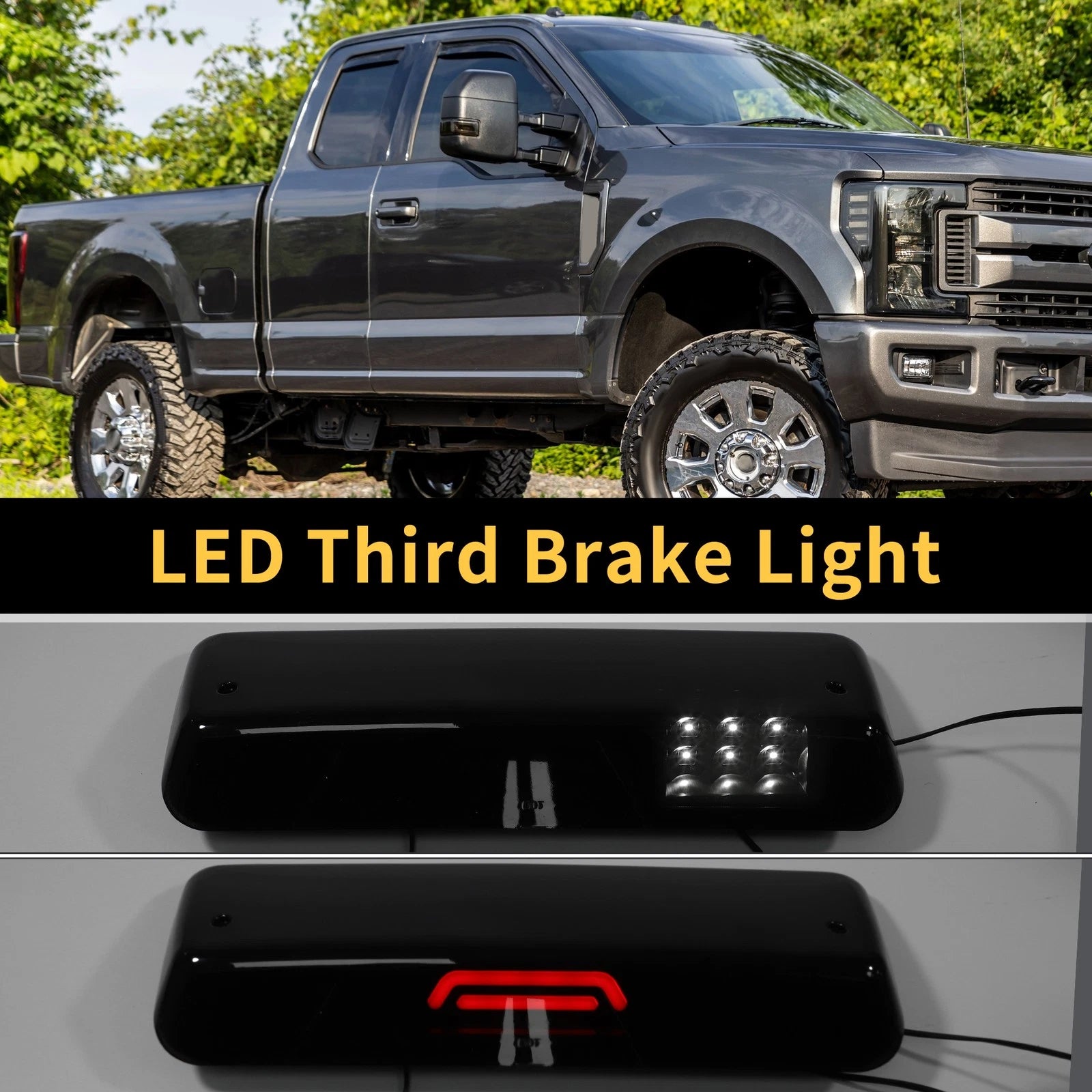 LED Third Brake Light Smoked Lens for Ford F-150 (2004–2008)