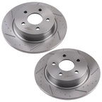 Rear Solid Brake Rotors & Ceramic Pads for Ford Transit Connect (2014–2018) S-54193